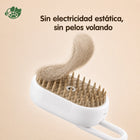 Cepillo Eléctrico de Vapor 3 en 1 PawDoe – Vapor, Spray y Cepillado para Perros y Gatos